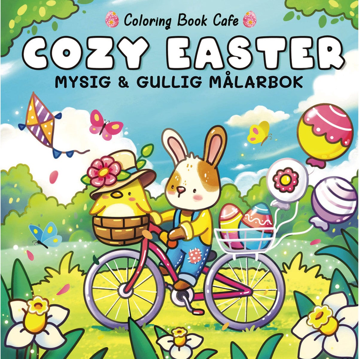 Målarbok: Cozy Easter