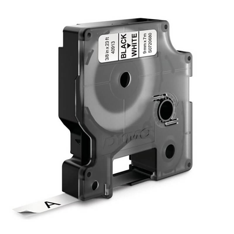 Färgband S0720680 40913 9mm Svart på Vit