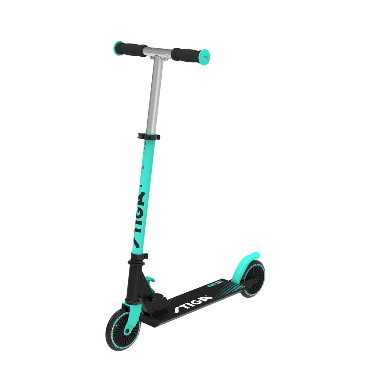 Street Kick Scooter Comet 120-S Black/Lagoon Blue