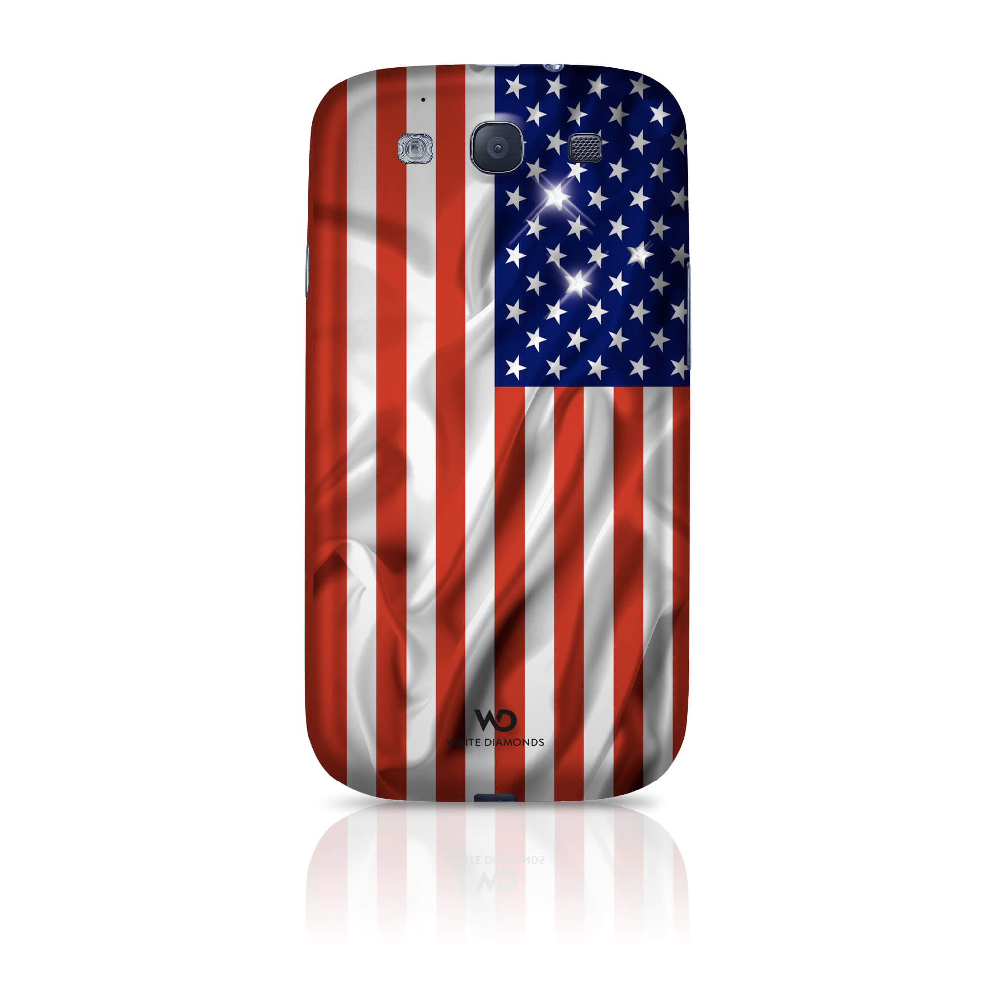 Flag USA Mobile Phone Cover f or Samsung Galaxy S III, red