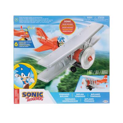 Sonic The Hedgehog 2.5 Inch Playset Tornado Biplane