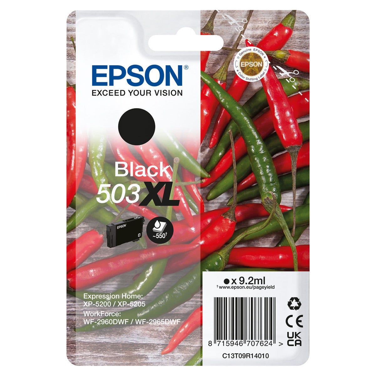 Ink C13T09R14010 503XL Black, Chili