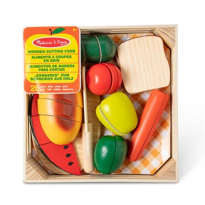 Food Play Wooden Cutting Food