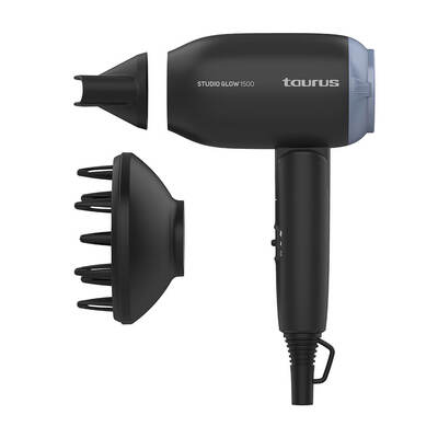 Hiustenkuivain 1400W Studio Glow 1500 Musta
