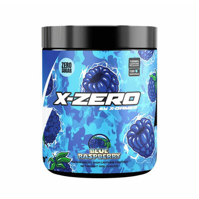 Energidryckspulver X-Zero 160 gram Blue Raspberry