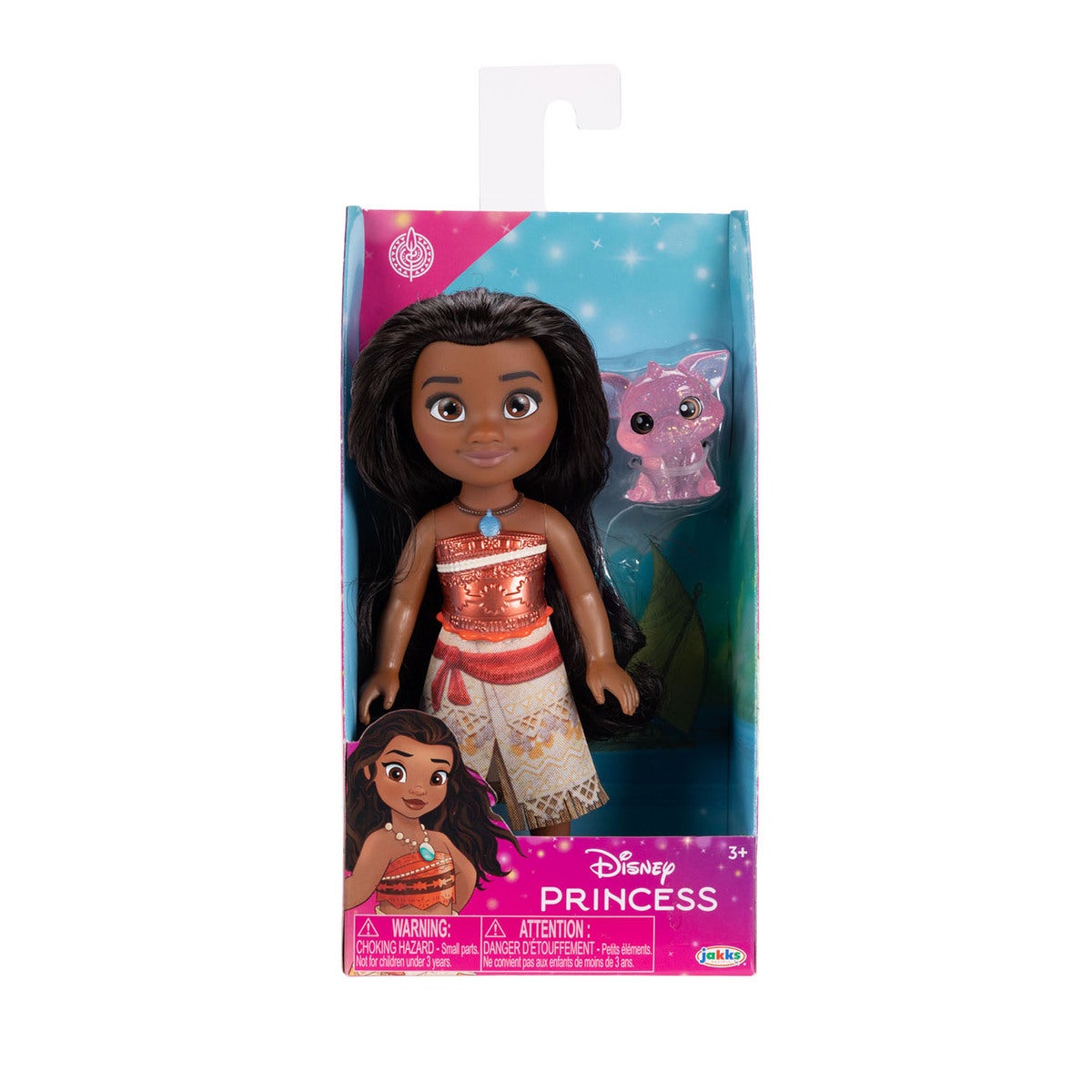 DISNEY Princess 6in Petite Doll w/ Friend Vaiana