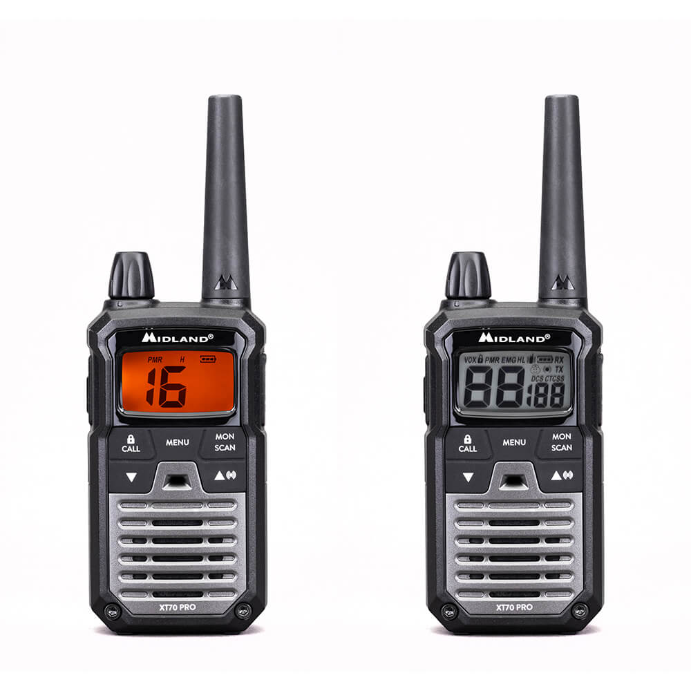 Walkie Talkie XT70 Pro Duo Black/Dark Grey