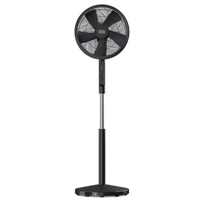 BLACK+DECKER Pedestal Tuuletin 5 lapaa Musta 50W