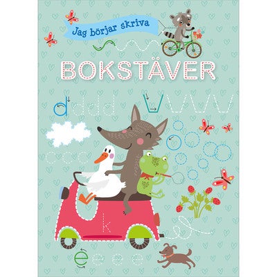 Jag börjar skriva bokstäver