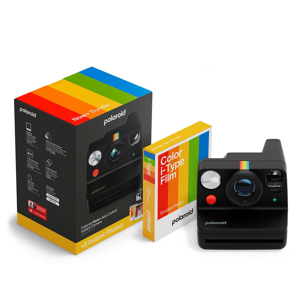 Kamera Polaroid Now+ Generation 3 E-Box Musta