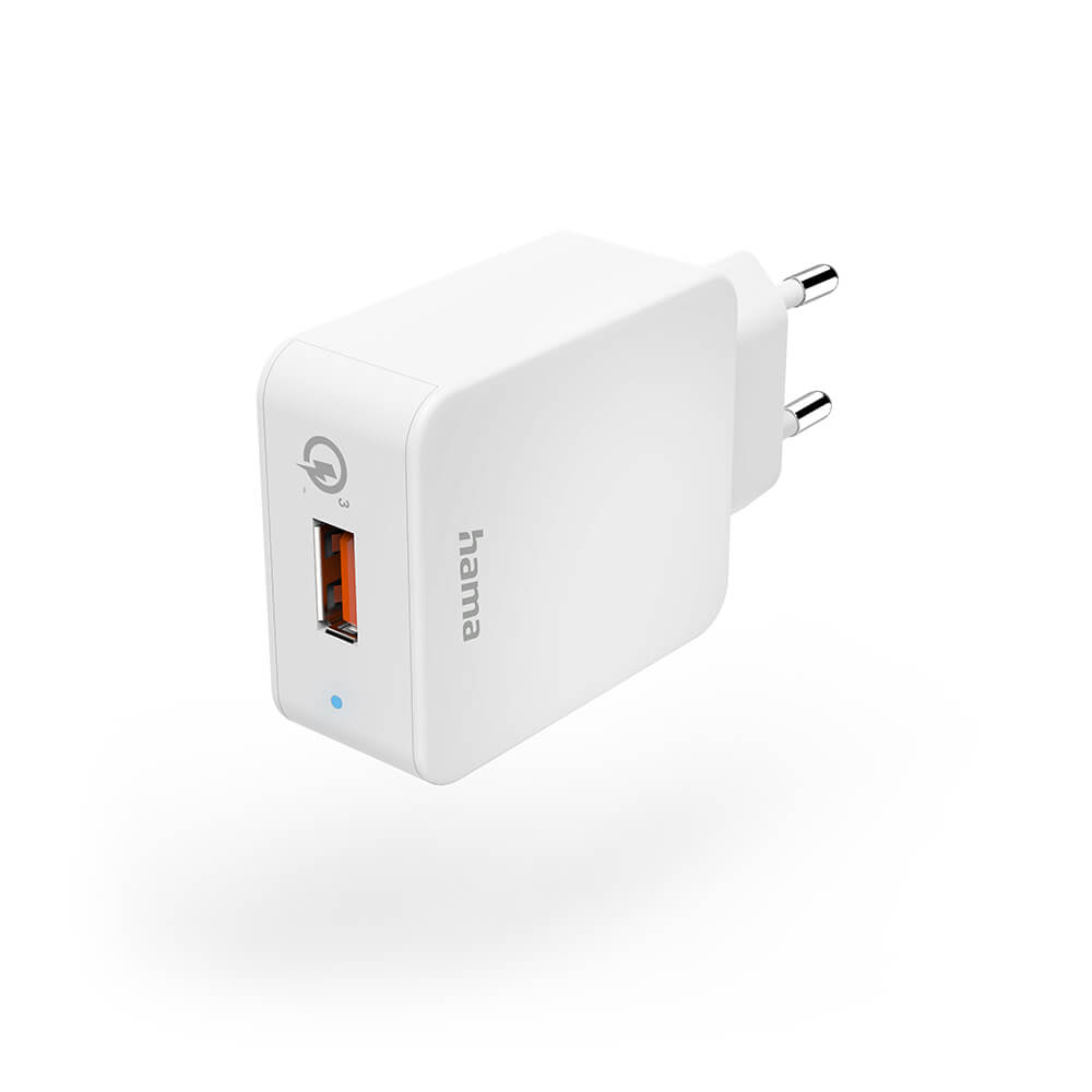 Quick Charger 1x USB-A Qualcomm 19.5W White