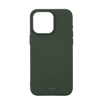 Phone Case with Silicone Feel MagSeries Olive Green - iPhone 15 Pro Max