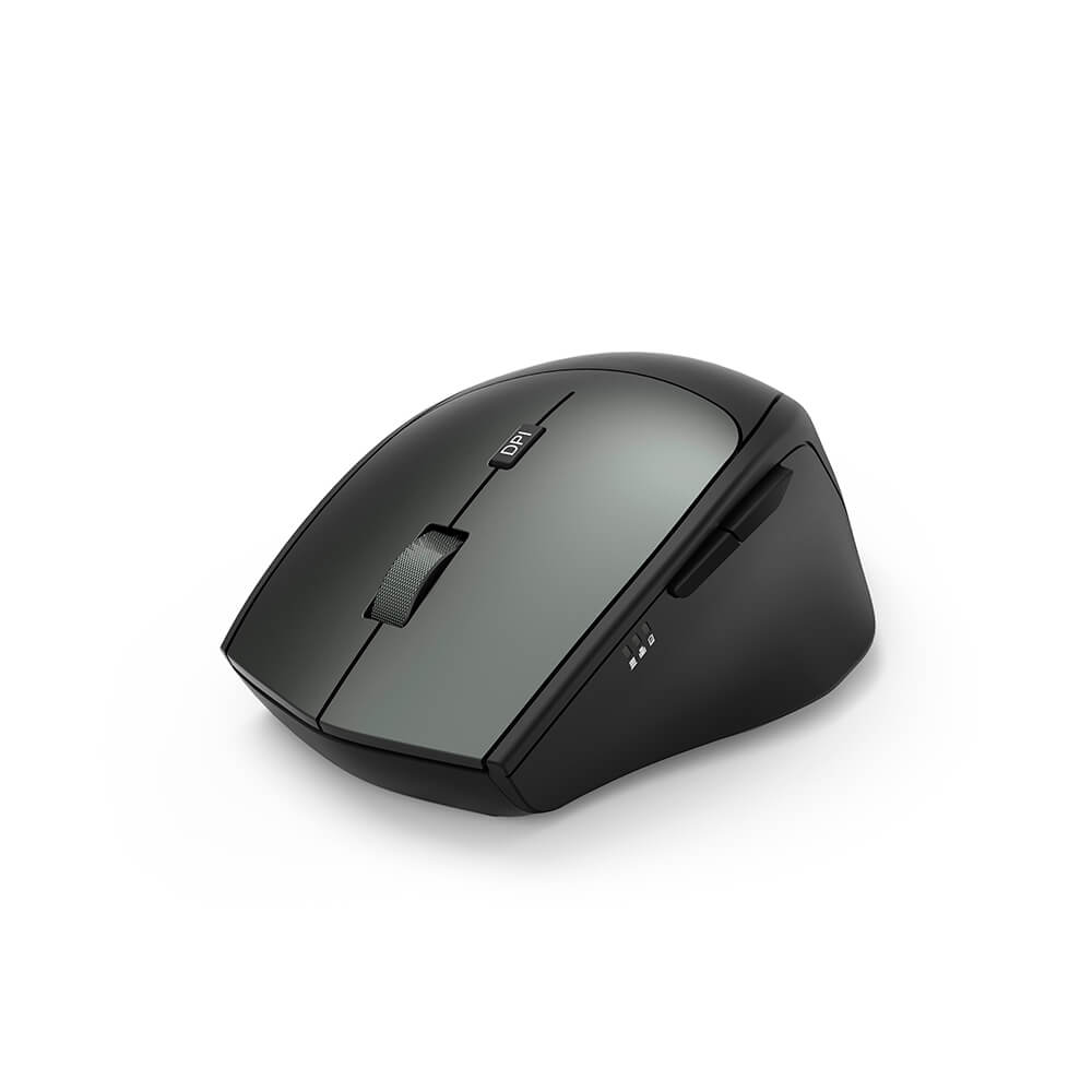 Mouse Wireless Dual Mode USB-C/USB-A 6-button Black