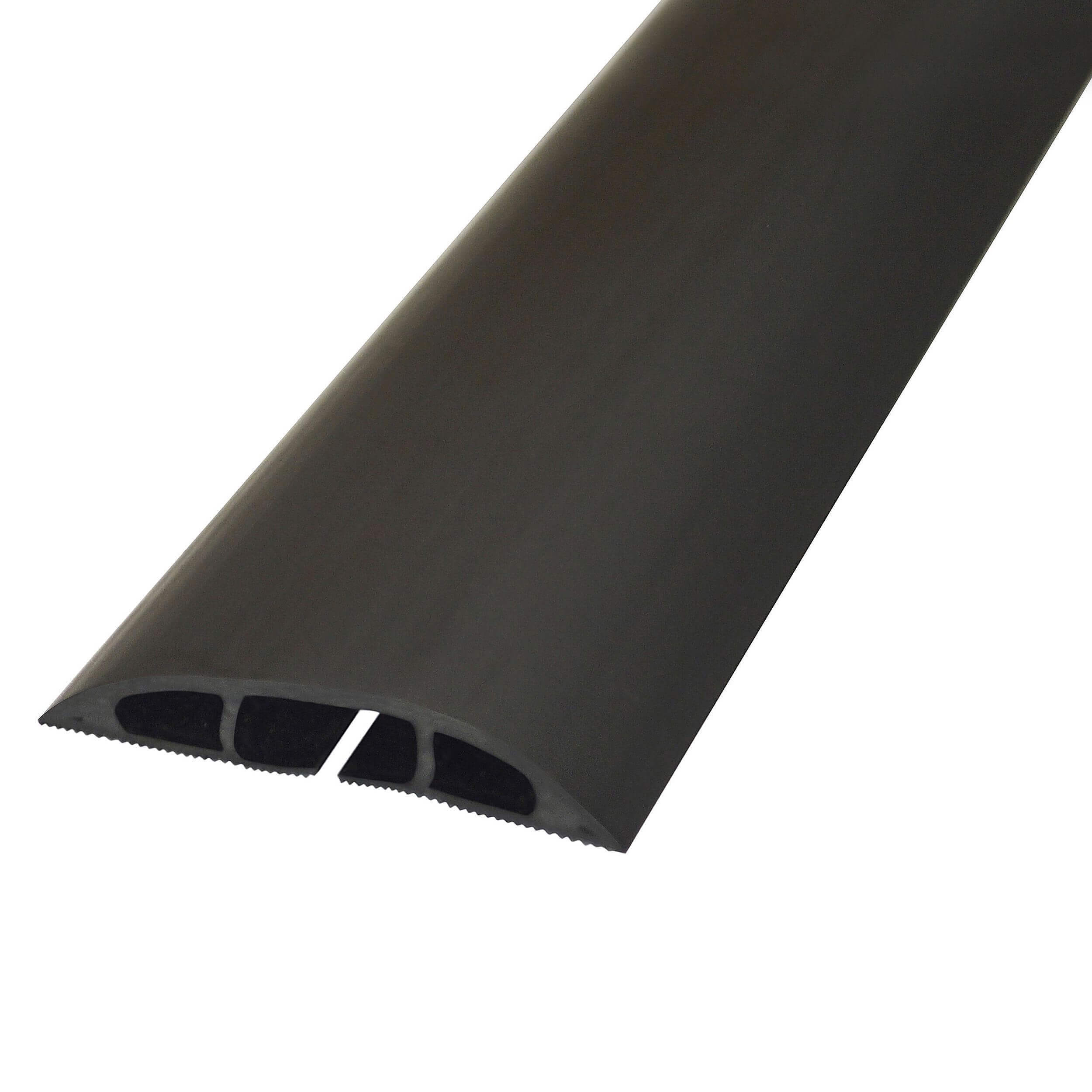 Cable Trunking Floor PVC Black 1.8m