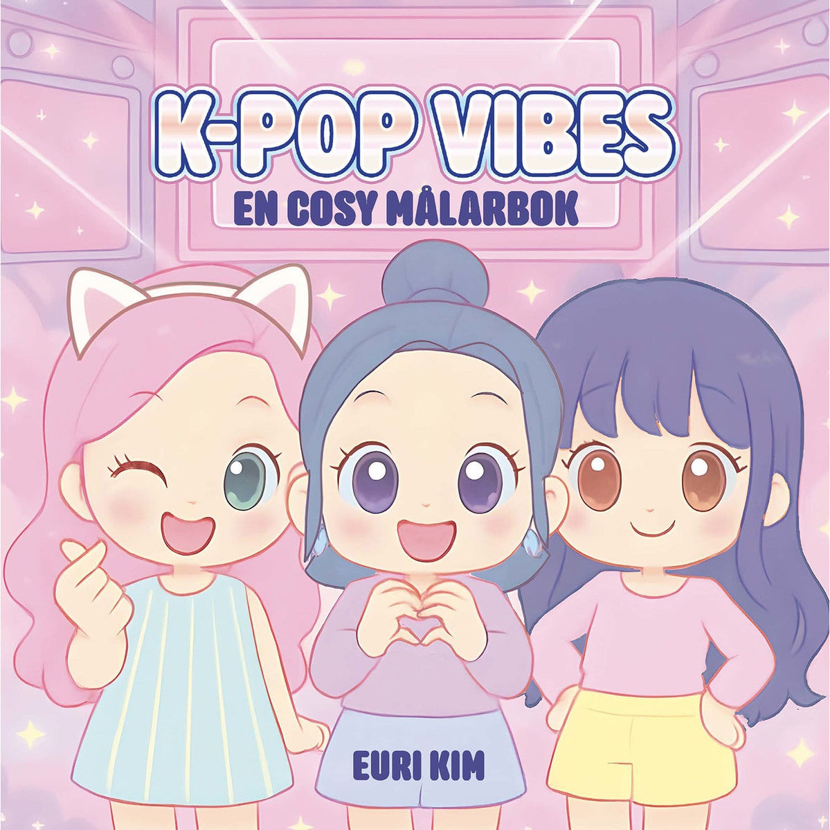 Målarbok: Cozy K-pop vibes