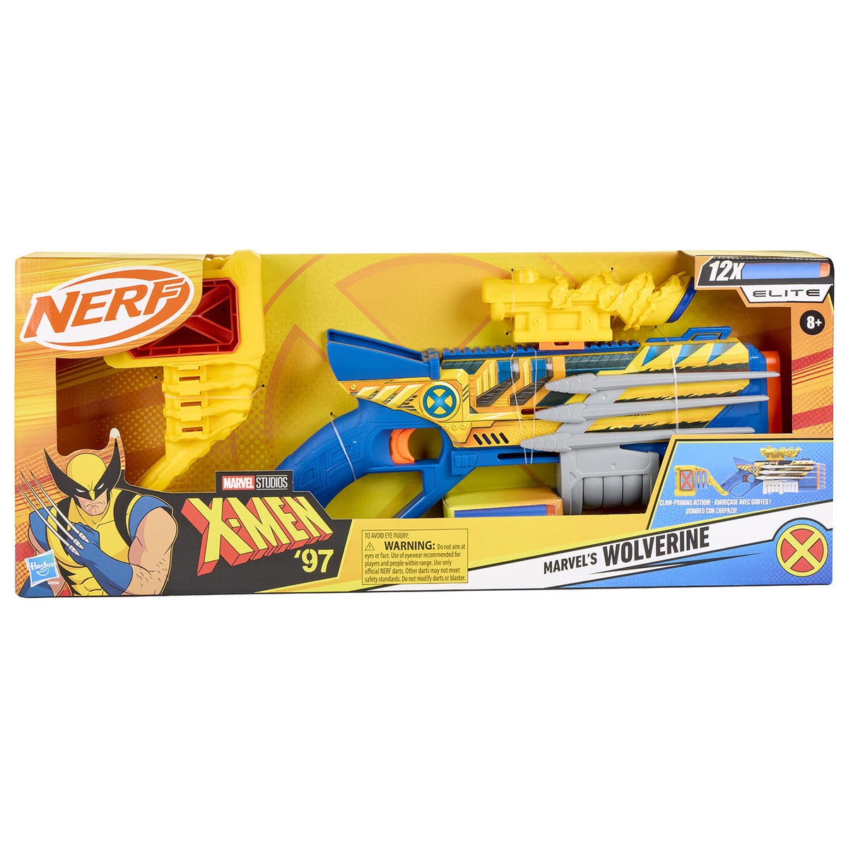 NERF Elite Avengers Blaster X-Men Wolverine