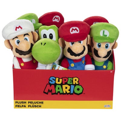 NTND Mario 9in Plush -Asst W1 