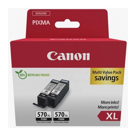 Muste 0318C010 PGI-570XL Musta 2-pack