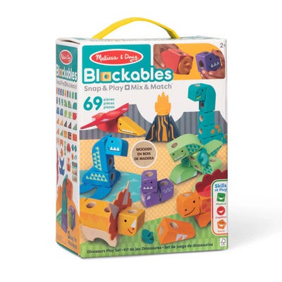 Legetøj Blockables Playset Dinosaur 69 Pcs