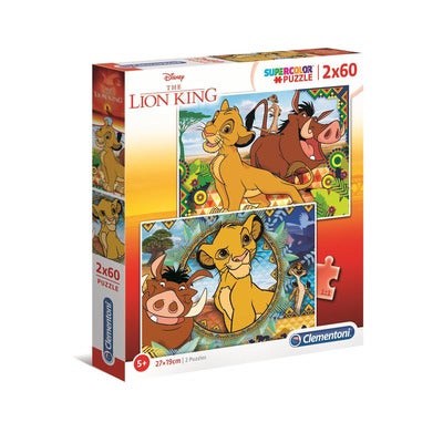 Puslespill 2x60 Pcs Special Collection Lion King
