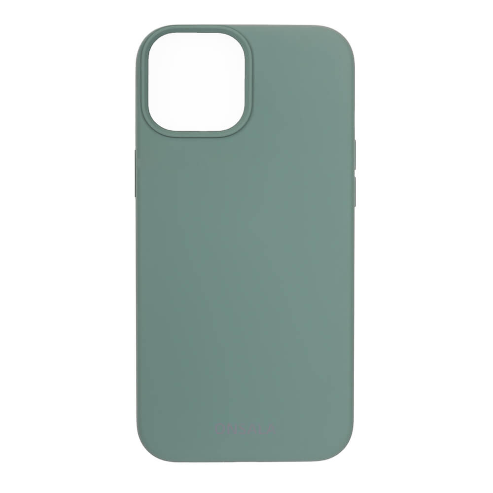 Phone Case Silicone Pine Green - iPhone 13 Mini