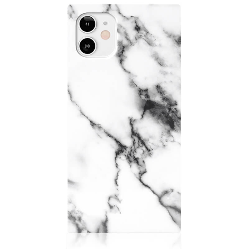 IDECOZ Mobildeksel Hvit Marble  iPhone 12 Mini