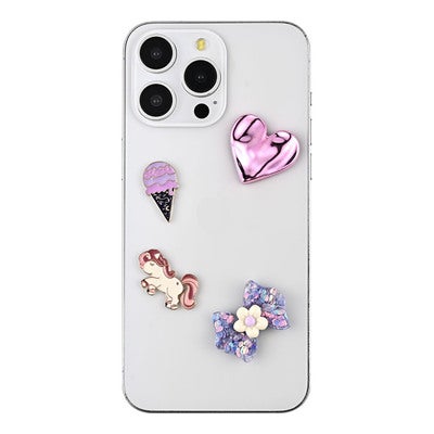 Charms Pimp Your Phone Metall Och Plast 4-Pack
