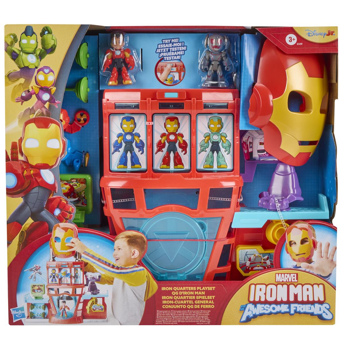 Iron Man And His Awesome Friends Iron Quarters Playset