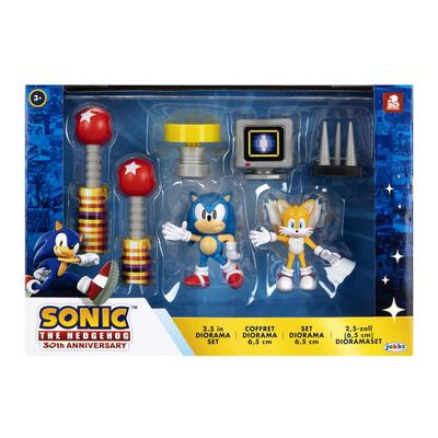 Sonic The Hedgehog 2.5 Inch Diorama Set 30th Anniversary