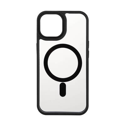 Mobilskal Bumper MagSeries Black & Clear - iPhone 15