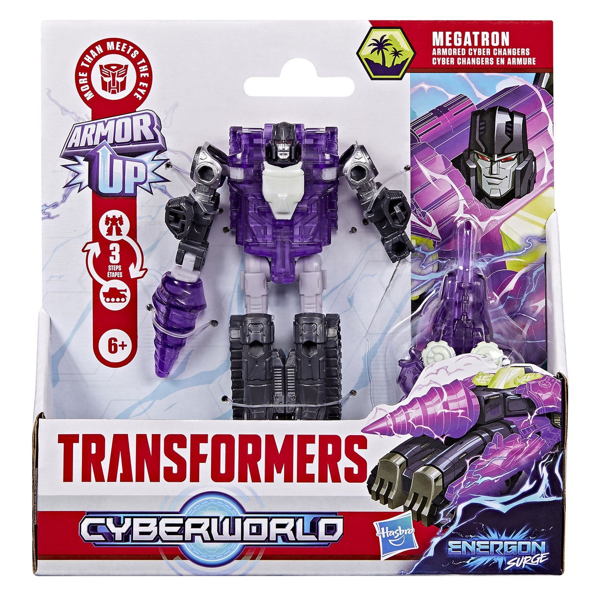 TRA Cyberworld 4in Armored Cyber changer Ultra Megatron