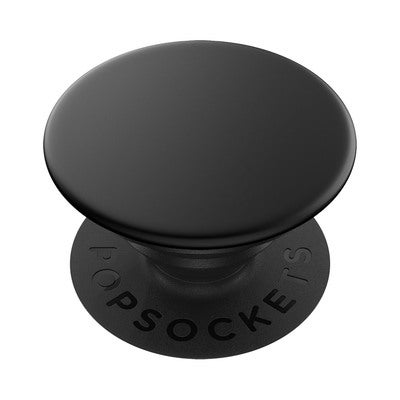 POPSOCKETS Aluminum Black Irrotettava Grip Telinetoiminnolla Premium 