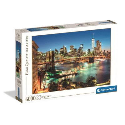 Puslespill 6000 Pcs High Quality Collection Brooklyn Bridge Lights