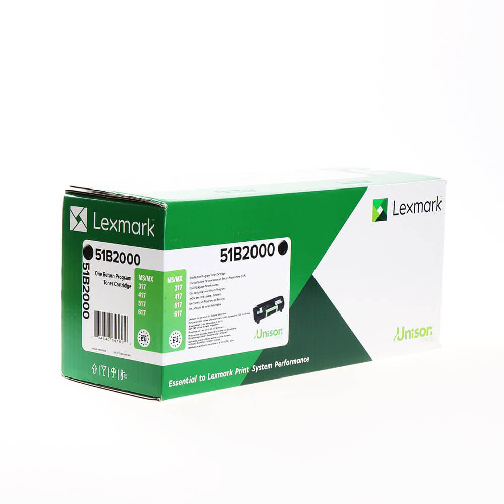 Toner 51B2000 Musta, Return