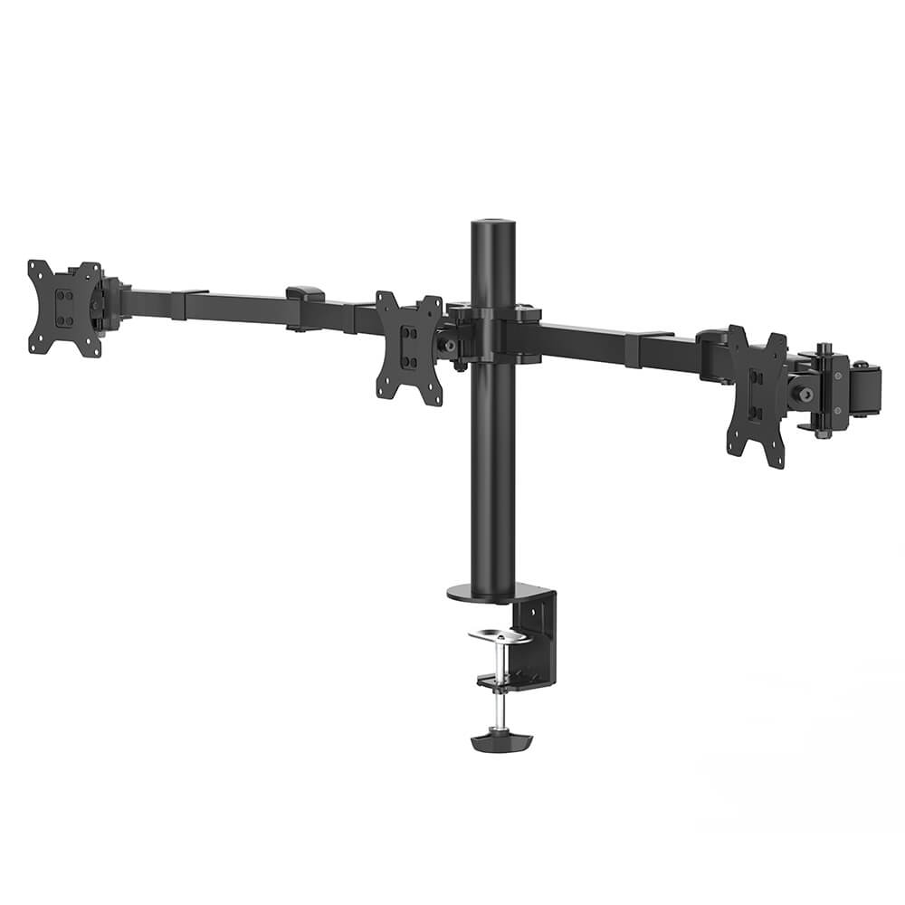 Monitor Holder Operator Tripple Black