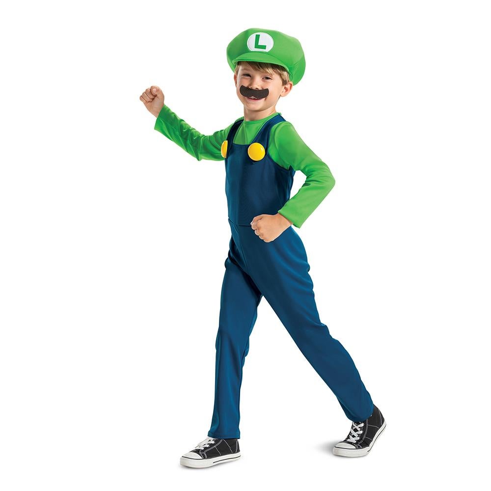 Super Mario Costume Fancy Luigi M (7-8)