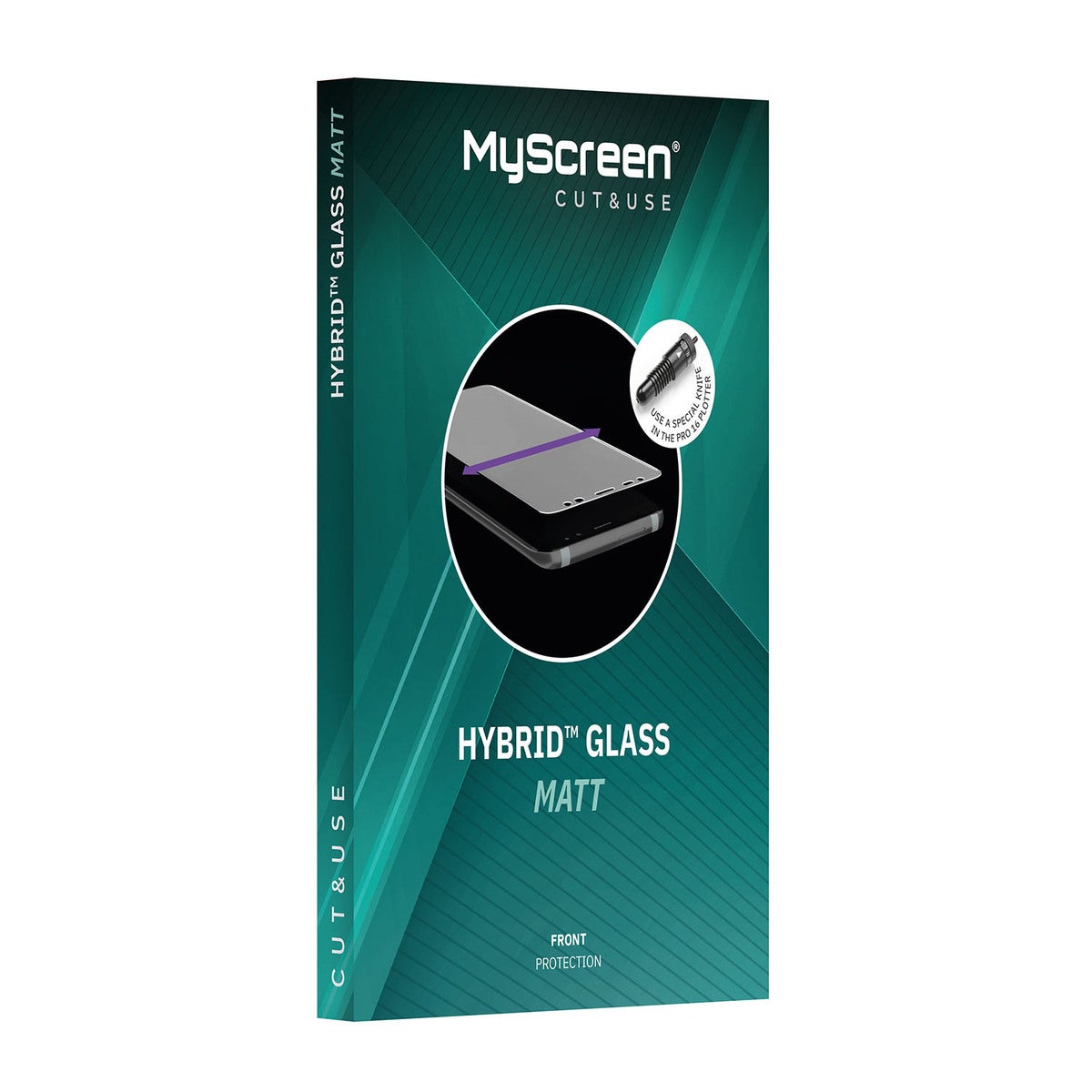 Skärmskydd Hybridglas 6,5" Matt - Torr Applicering