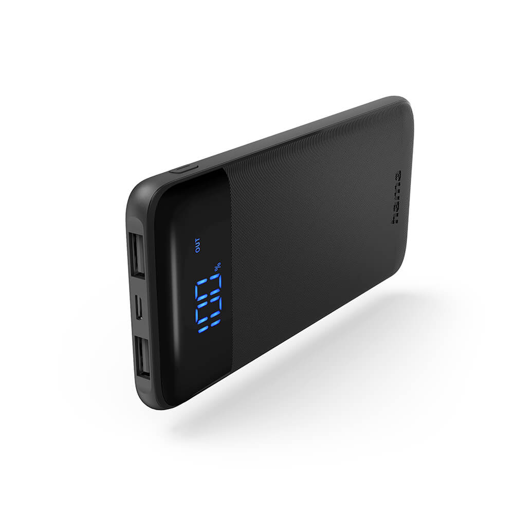 Powerbank LED Slim 10000 mAh Anthracite