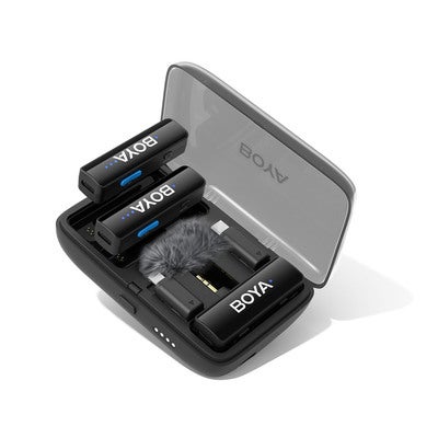 Microphone BOYALINK V2.0 3.5mm Wireless X2 System Lightning USB-C