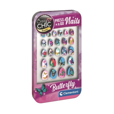 Lovely Fake Nails Butterfly