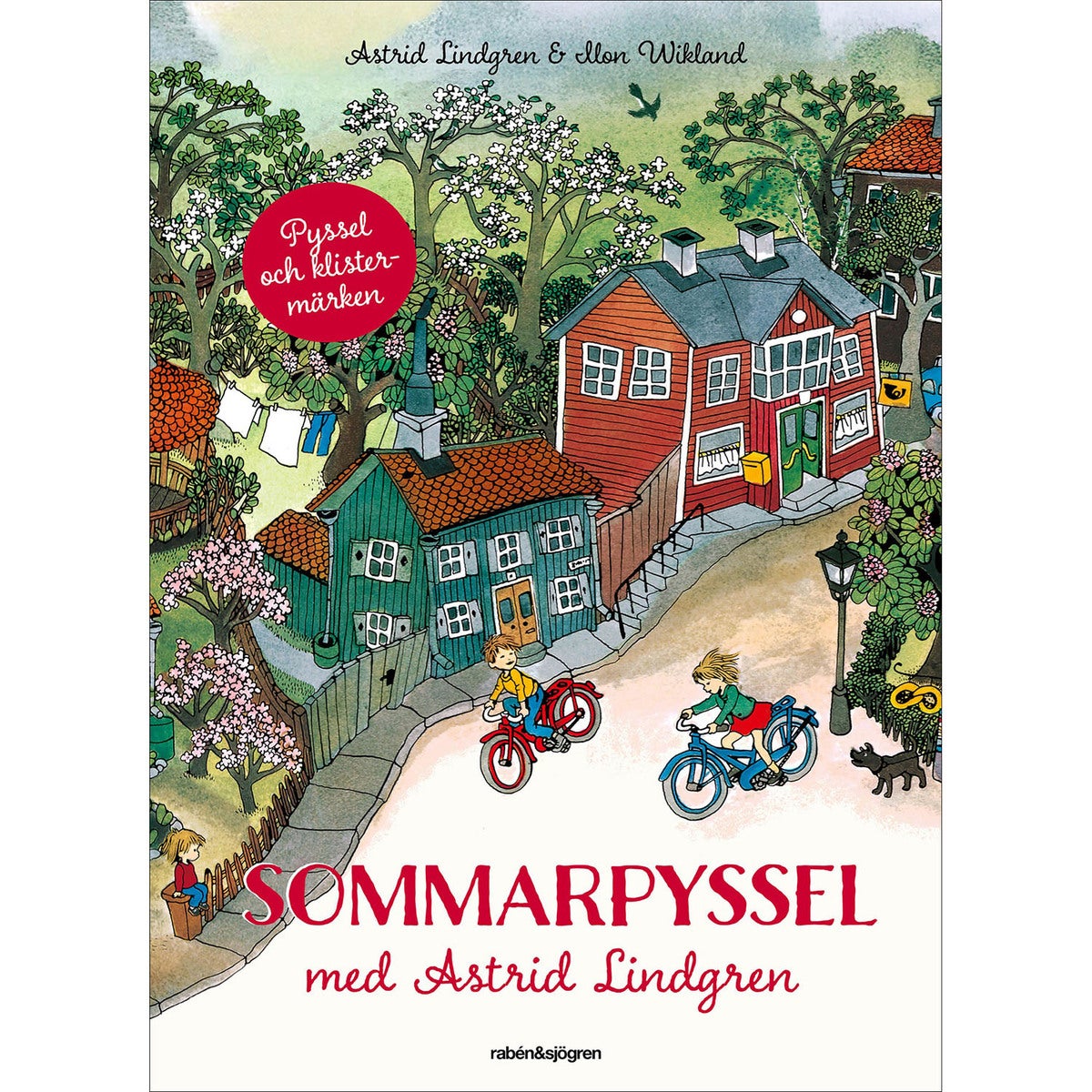 Sommarpyssel med Astrid Lindgren (med klistermärken)