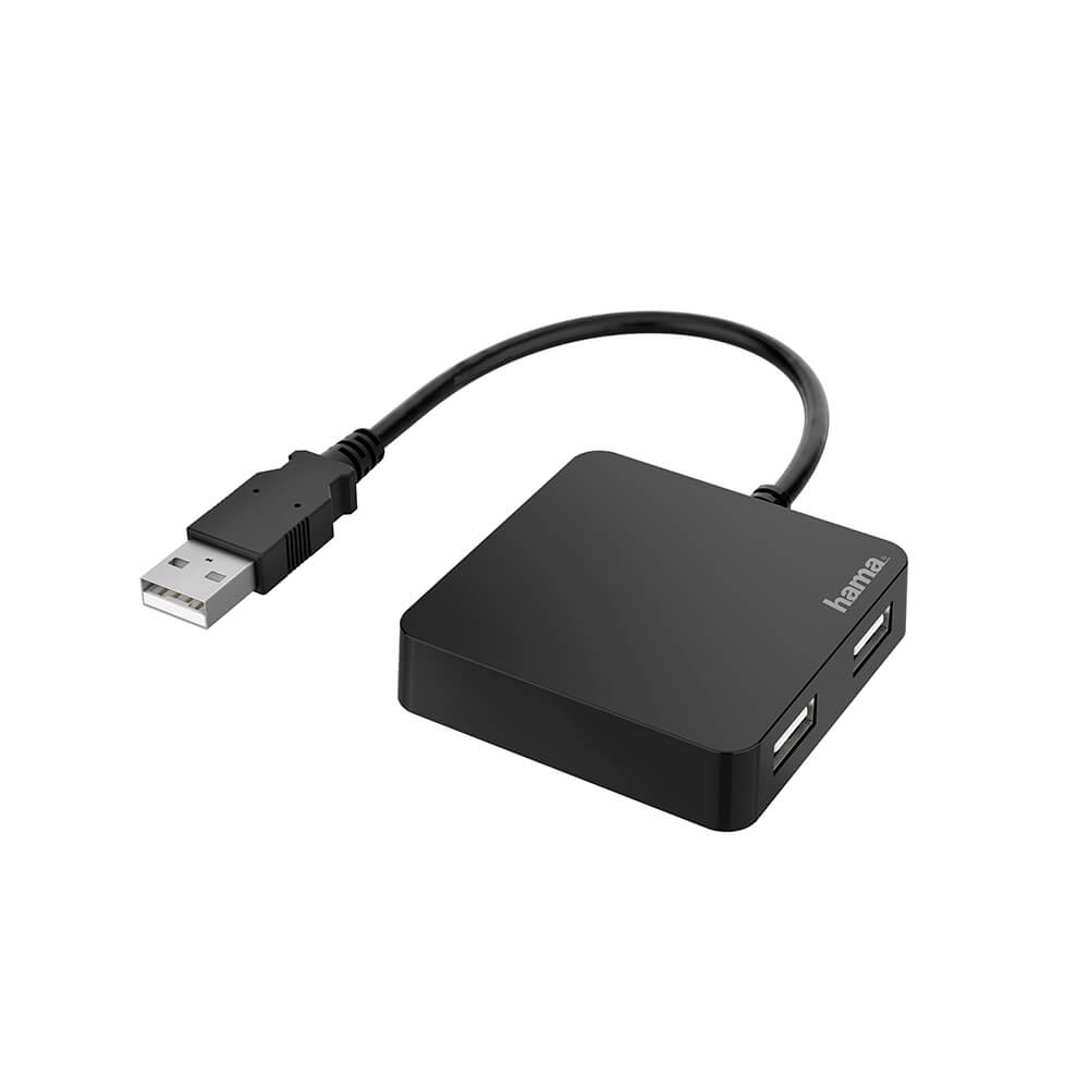 HAMA Hub USB-A 2.0 4x Ports 480 Mbit/s