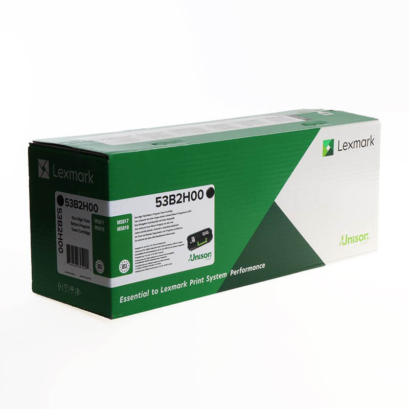 Toner 53B2H00 Sort Høj Kapacitet, Return