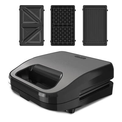 BLACK+DECKER Sandwich Maker Grill Sandwich Waffle 
