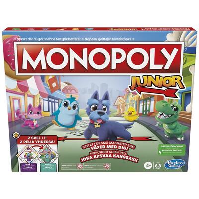 Board Game Monopoly Junior 2 Games In 1 (SE/FI)