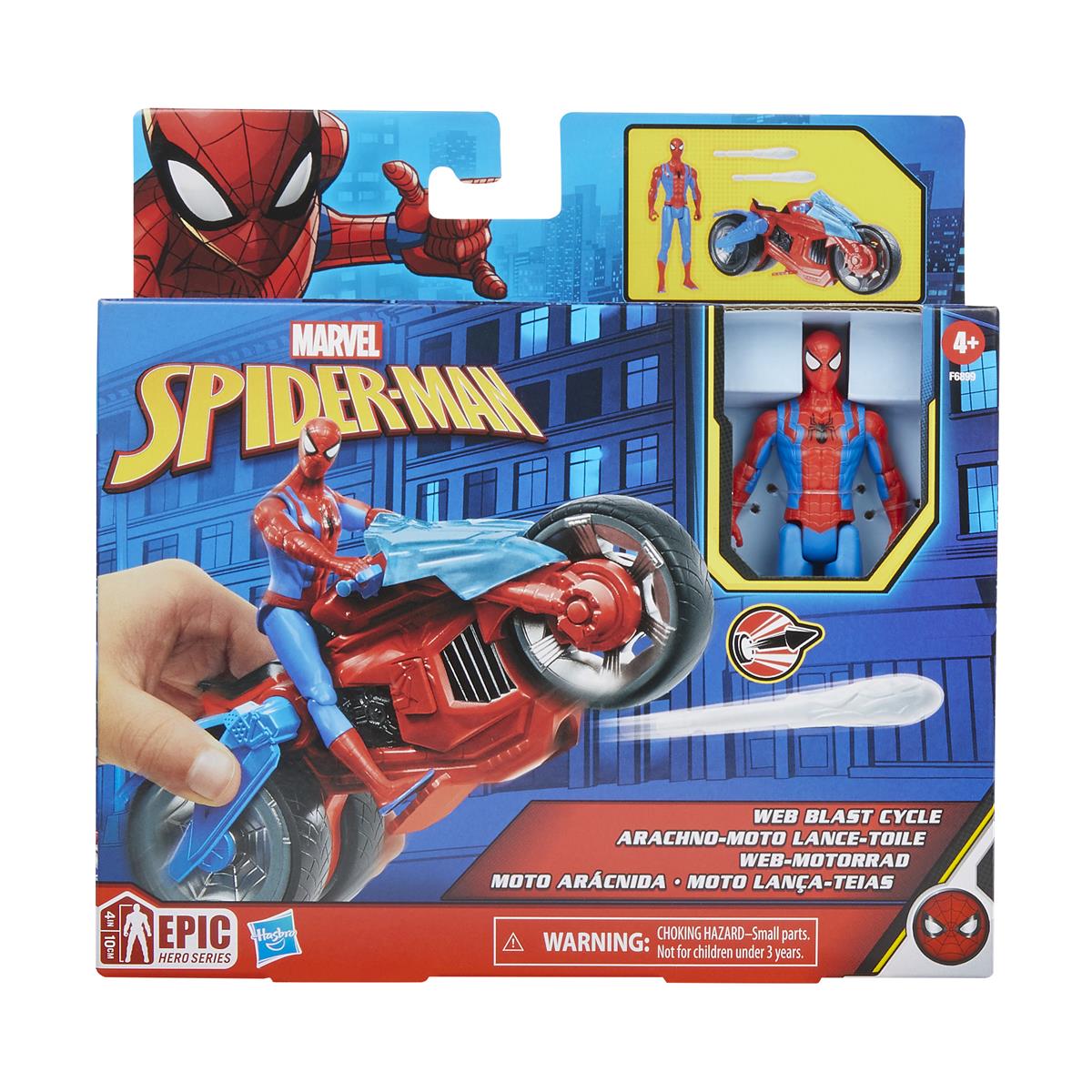 Spider-Man 4 Inch Vehicle And Figure