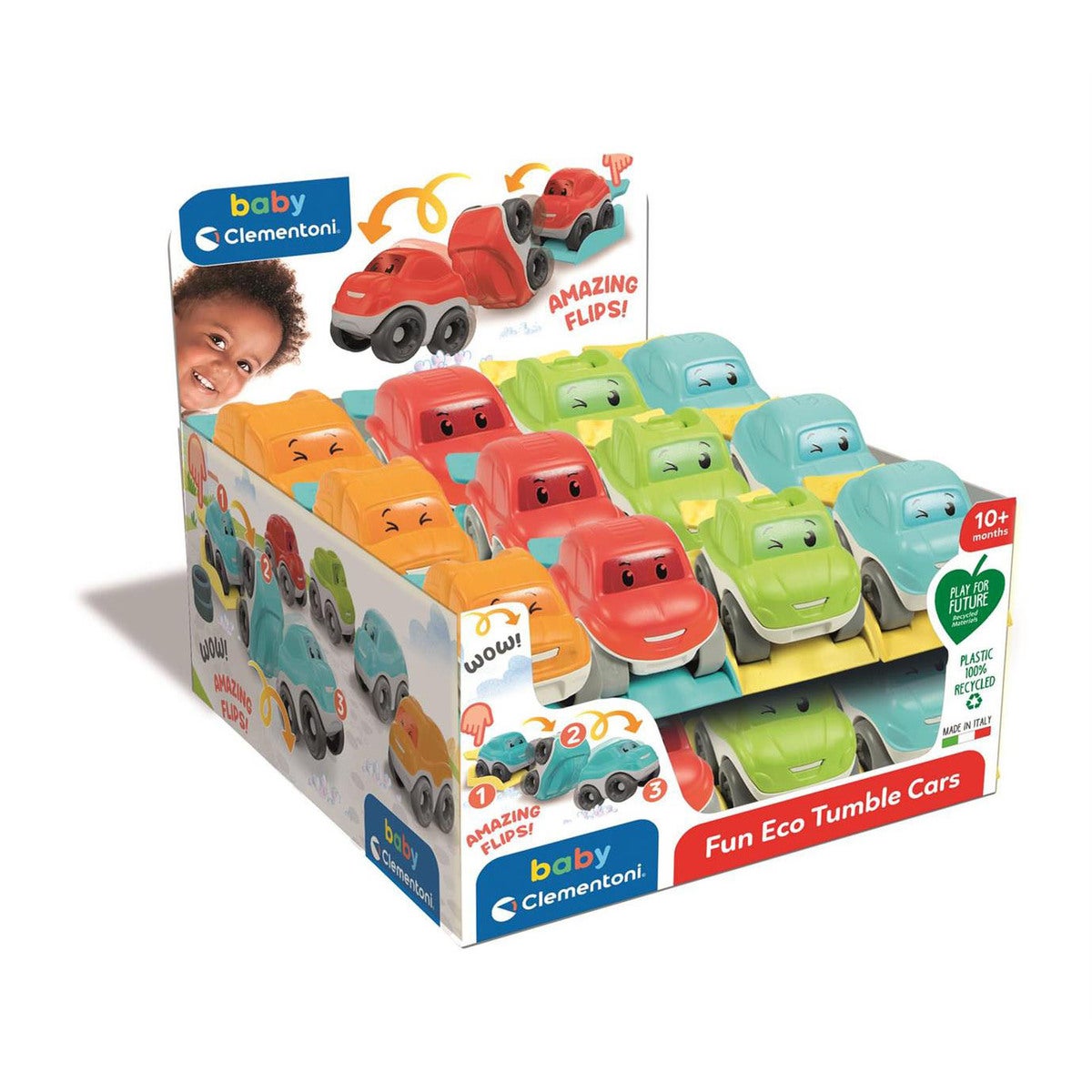 Tumbling Cars Fun Eco Tumble Car (100% Recycled) (Lajiteltu)