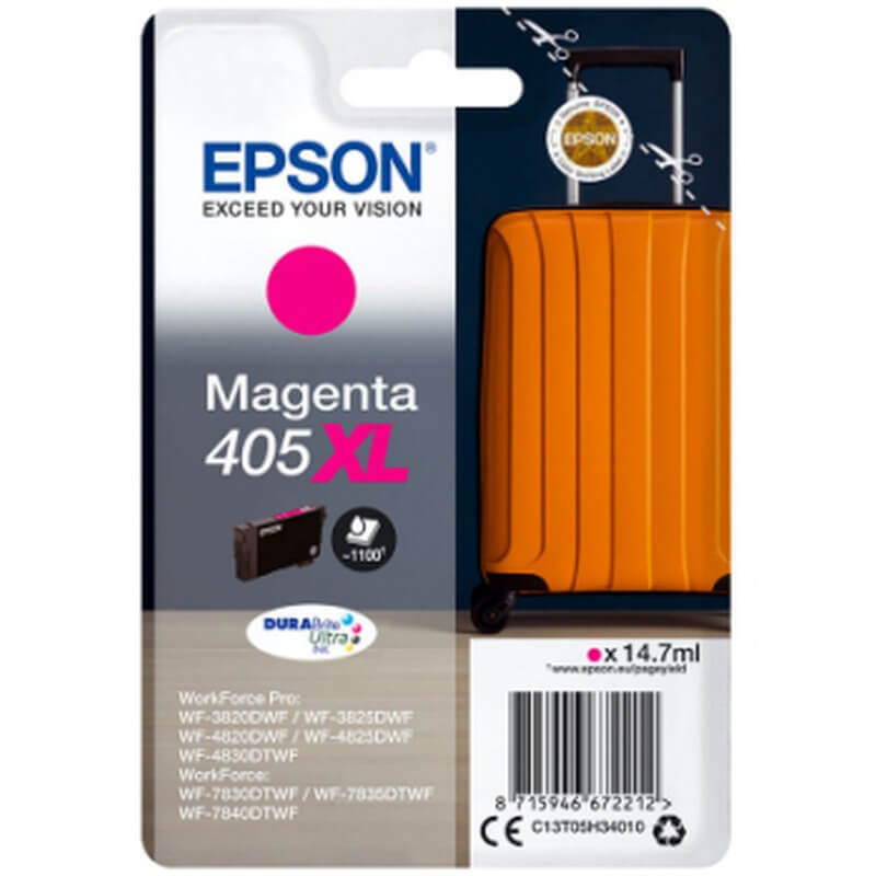 Ink C13T05H34010 405XL Magenta, Suitcase
