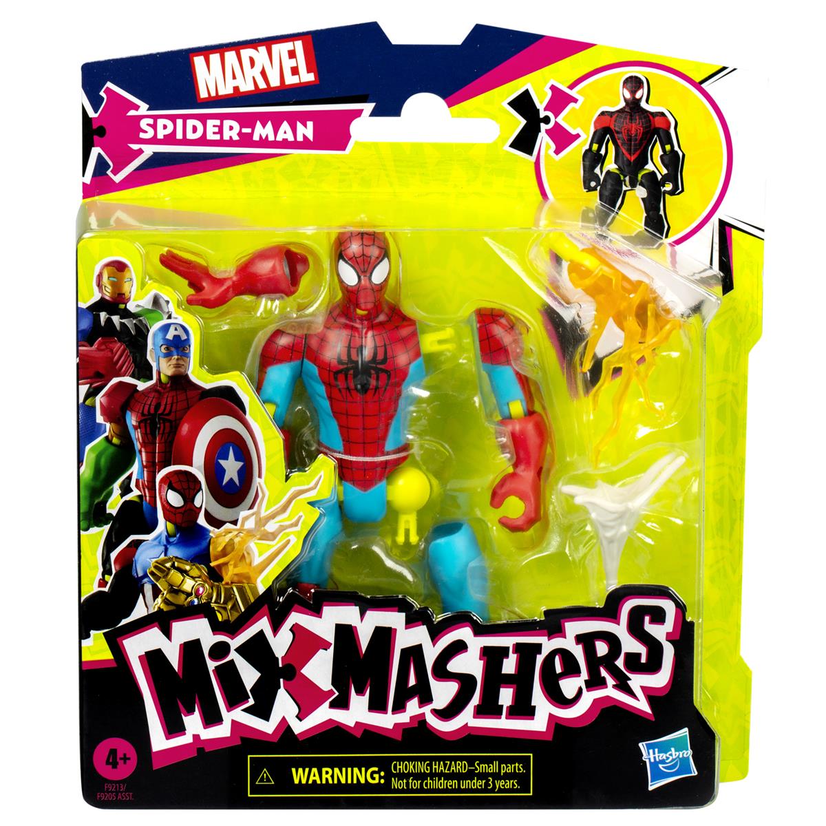 Spider-Man 5 Inch Mixmashers Basic Figure (Assorted) - Tura