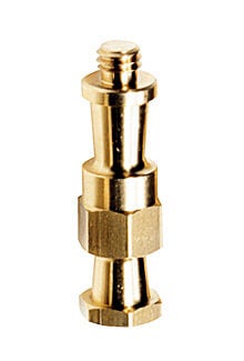 Adapter 036-38, Pin 16mm, 3/8 screw attachment type, brass